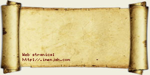 Danijela Postolović vizit kartica